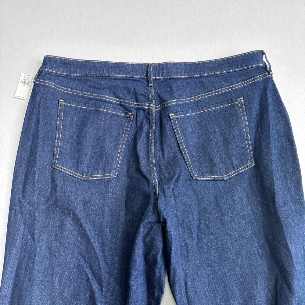 Old Navy Wow Wide Leg Jeans Women's 22 High Rise Medium Wash Stretch NWT - Picture 5 of 7